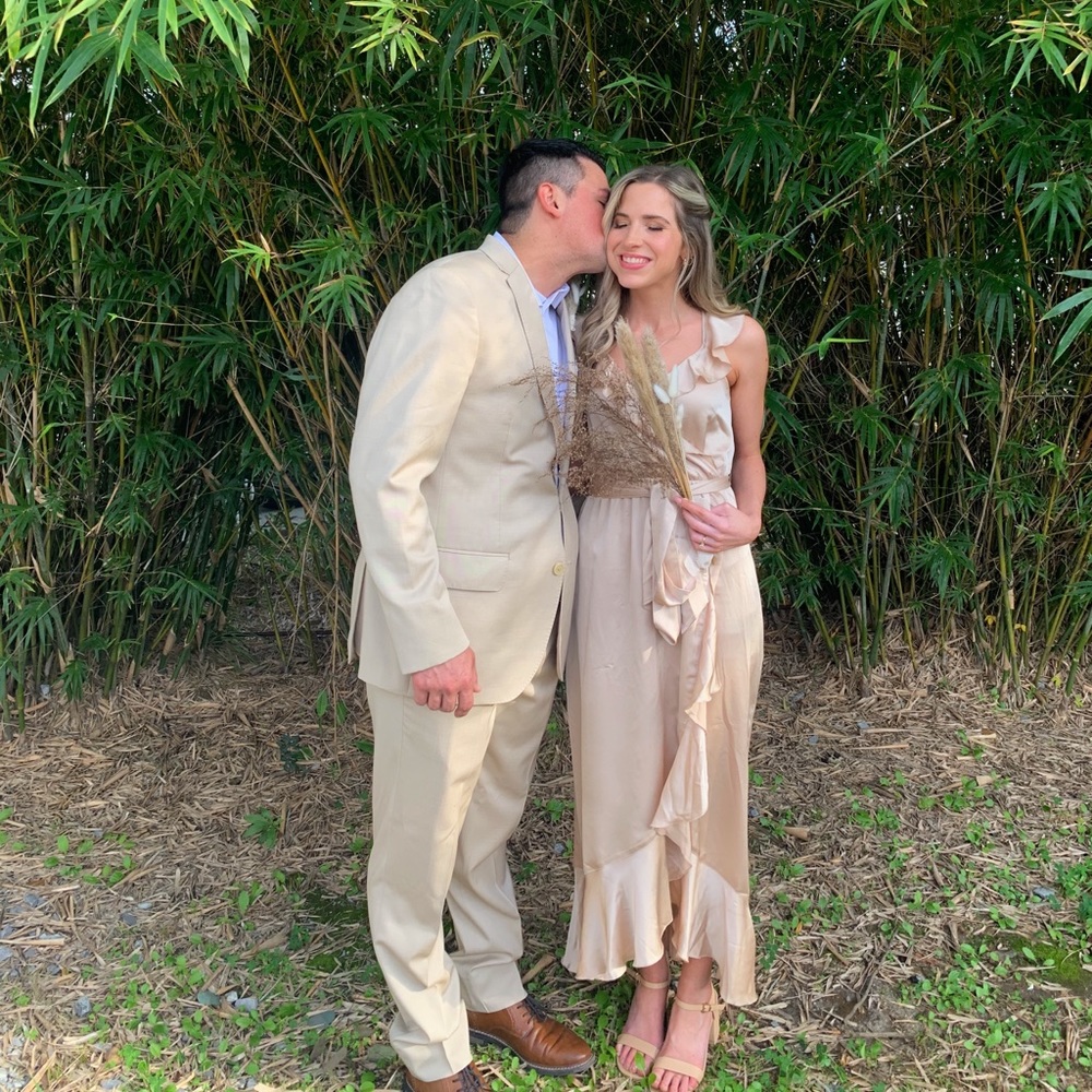 Show Me Your Mumu Samantha Ruffle Wrap Dress